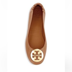 Tory Burch Minnie Leather Ballet Flats